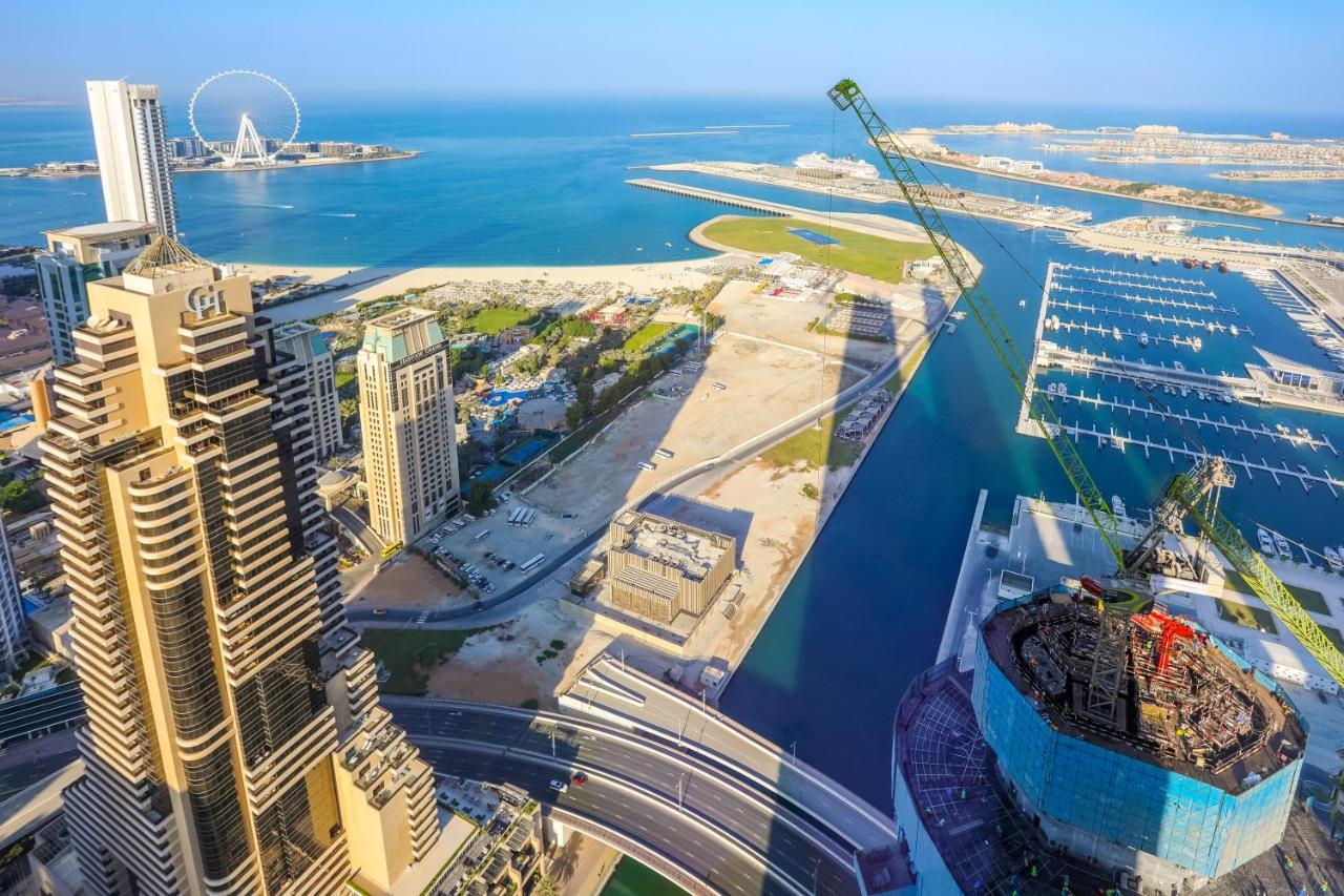 Апартаменты Penthouse In Dubai Marina , Cayan Tower , Sea View Экстерьер фото