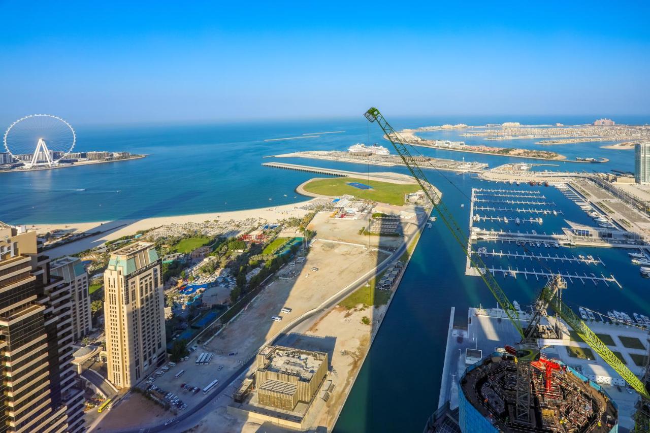 Апартаменты Penthouse In Dubai Marina , Cayan Tower , Sea View Экстерьер фото