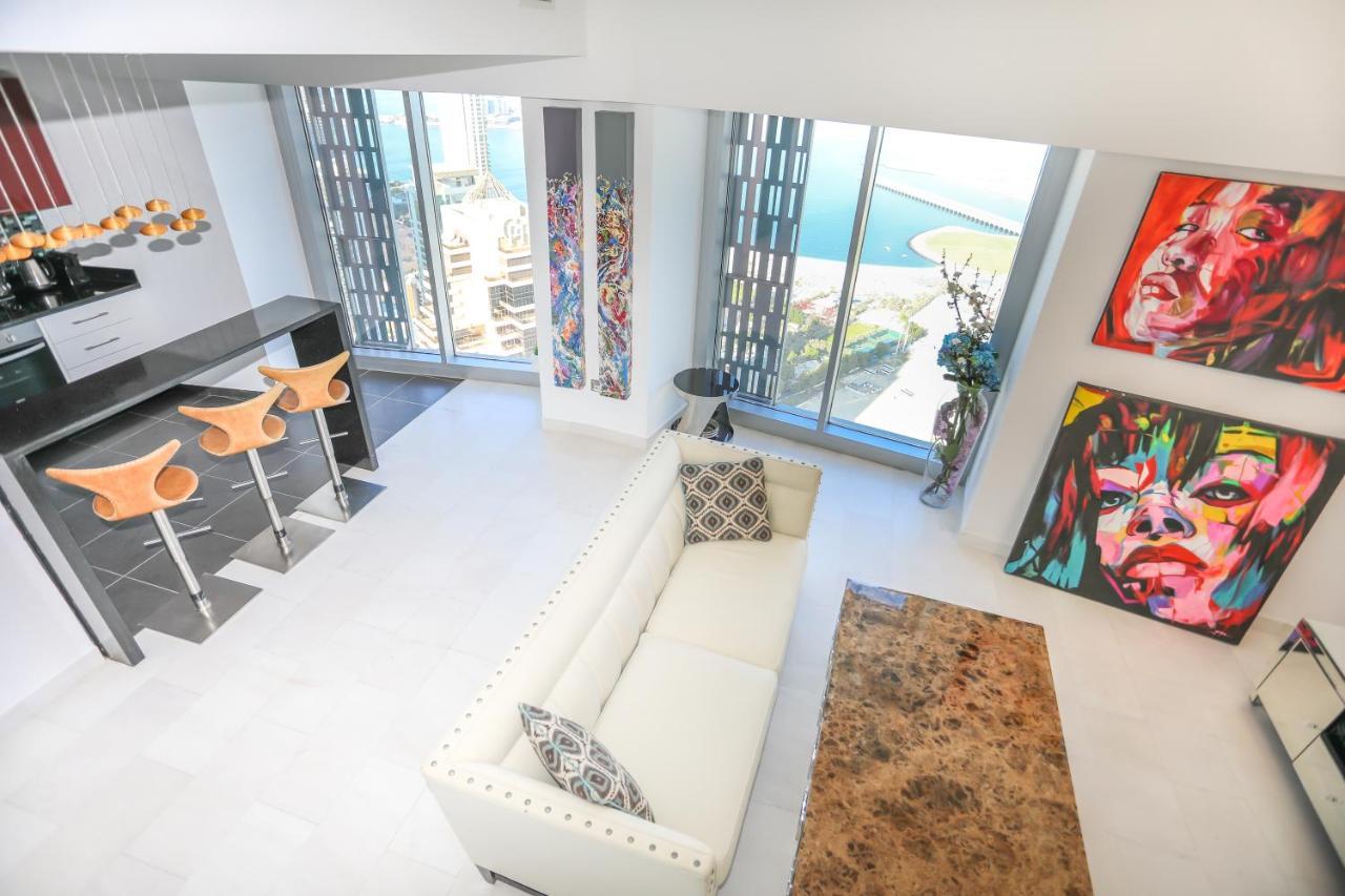 Апартаменты Penthouse In Dubai Marina , Cayan Tower , Sea View Экстерьер фото