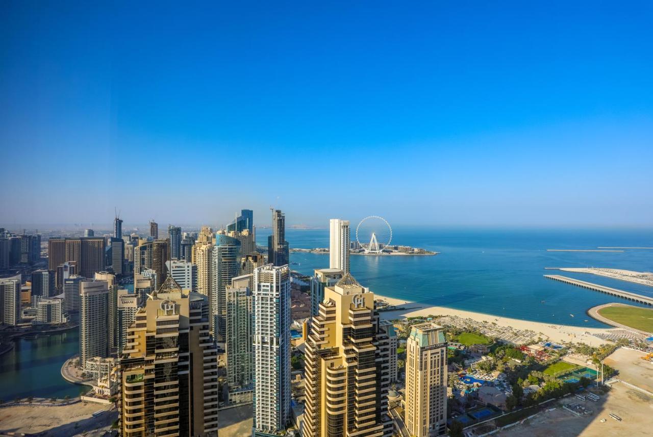 Апартаменты Penthouse In Dubai Marina , Cayan Tower , Sea View Экстерьер фото